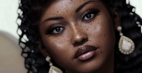 Second Life Marketplace - BLACK WOMAN EVOX BBW SHAPE STYLING LIGHTINGS